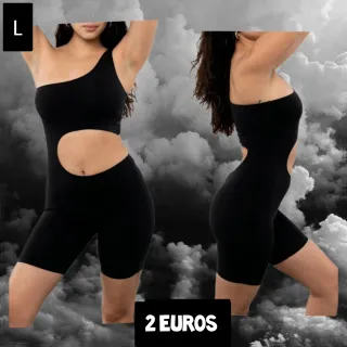 Mono deportivo negro talla L