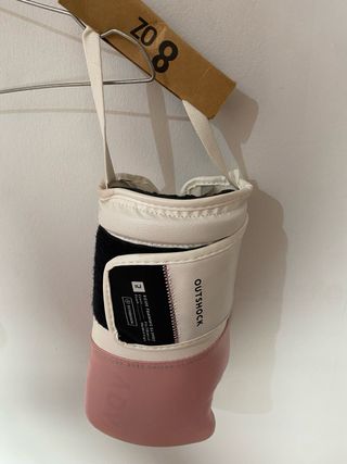 Guantes de boxeo 8 oz blancos y rosas