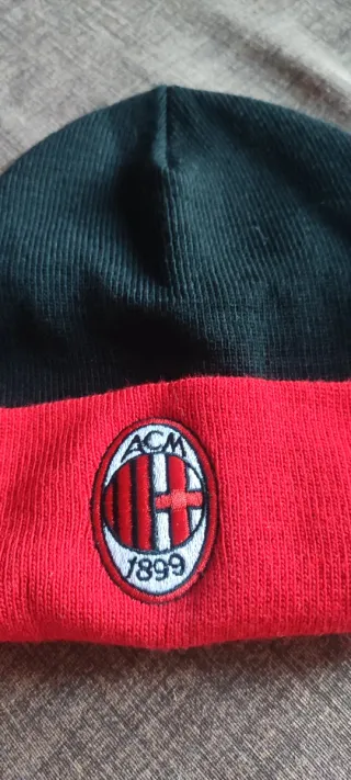 Cuffia AC Milan Nera e Rossa