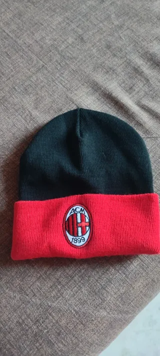 Cuffia AC Milan Nera e Rossa