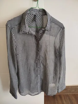 Camisa cuadros vichy mujer