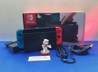 CONSOLA SWITCH ROJO AZUL V2 