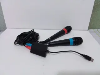 Micrófonos singstar de ps2 y ps3 ascao 