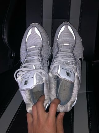 Nike Shox TL Gris y Blanco