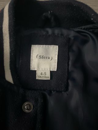 Cazadora Sfera azul y beige