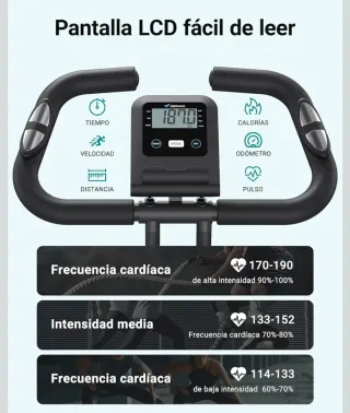 Bicicleta Estática MERACH Plegable