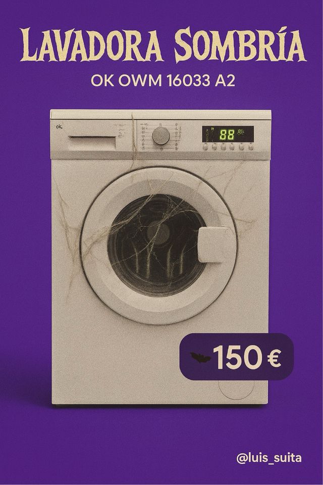 lavadora OK 6kg 1000rpm AA