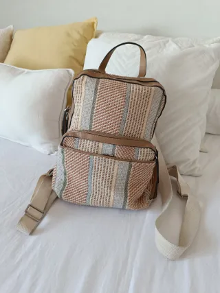 Mochila Parfois Tejida Rayas