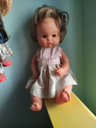 Nenuca Ojos Margarita Muñeca Antigua