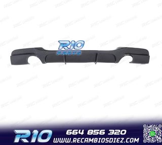 DIFUSOR BMW E90 E91 04-12 LOOK M PERFORMANCE NEGRO BRILLO
