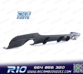 DIFUSOR BMW E90 E91 04-12 LOOK M PERFORMANCE NEGRO BRILLO