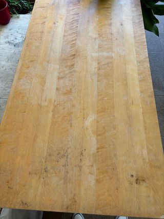 Mesa de comedor madera y metal