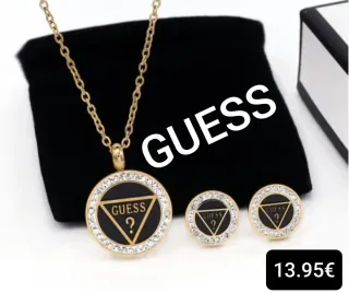 Conjunto Guess Collar y Pendientes