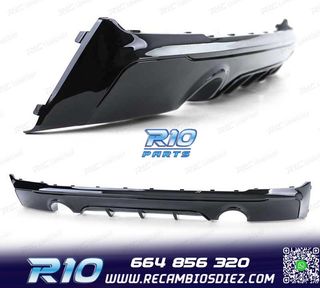 DIFUSOR BMW F22 F23 13- LOOK M PERFORMANCE NEGRO BRILLO
