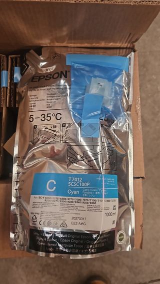 Tinta Epson T7412 CIAN Sublimación 1L