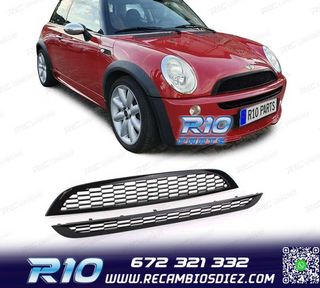 PARRILLA MINI COOPER S 01-06 NEGRO BRILLO