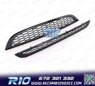 PARRILLA MINI COOPER S 01-06 NEGRO BRILLO