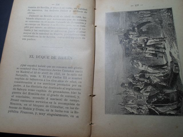 Libro Antiguo Glorias Nacionales 1910