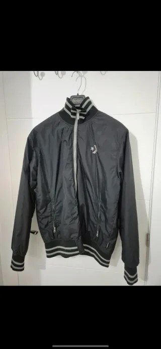 Chaqueta Converse Hombre Negra 