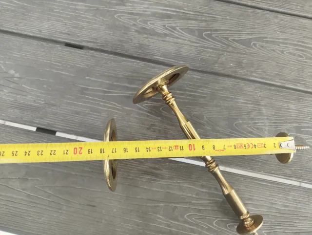 Accesorios para cortinas dorados. 2 unidades