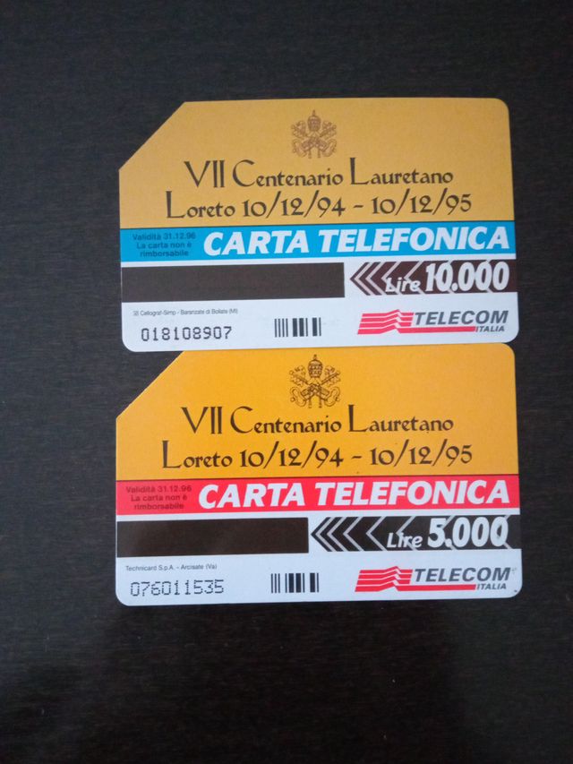 Scheda Telefonica Papa Giovanni Paolo II