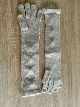 Guantes largos lana Intimissimi beige