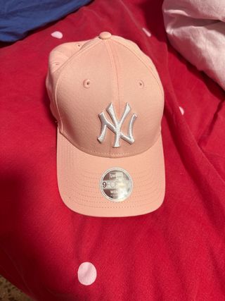 Gorra New Era Rosa NY 9FORTY Mujer