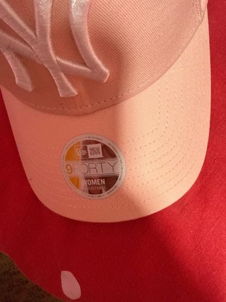 Gorra New Era Rosa NY 9FORTY Mujer