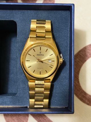 Festina F20555 Dorado Reloj de Pulsera