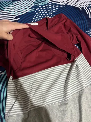 Camiseta premamá manga larga