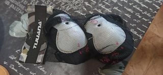 Rodilleras Blancas Patines Niñ@ < 9 años