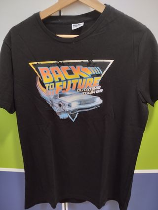 Camiseta Regreso al Futuro Negra