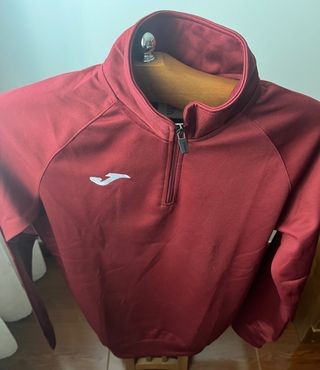 Sudadera Joma Roja Media Cremallera