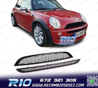 PARRILLA MINI COOPER S 01-06 NEGRO BRILLO