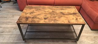 Mesa de centro estilo loft industrial
