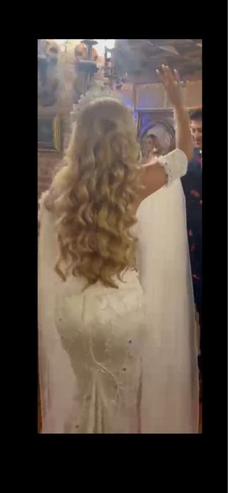 Vestido Novia Pedrería Blanco Talla Única
