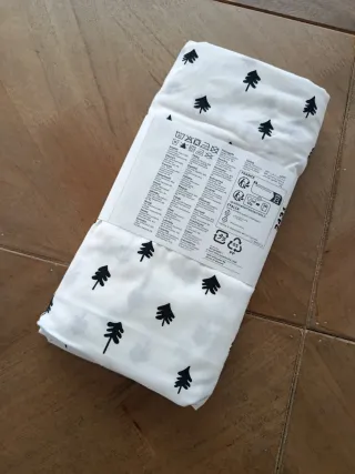 Sábana bajera cuna IKEA GRÖNFINK