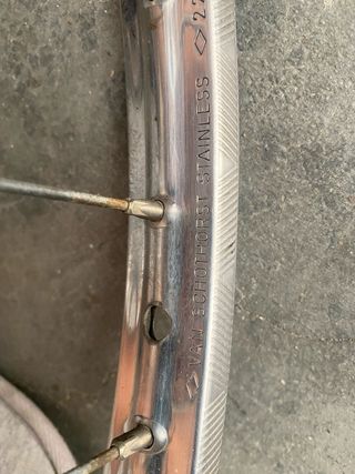 Rueda Van Schothorst Stainless 22x635
