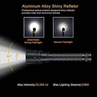 Linterna Buceo 2500 Lúmenes + Cargador