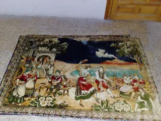 Tapiz decorativo escena costumbrista