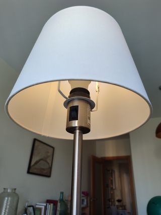 Lámpara de pie Acero Inoxidable 1,55m