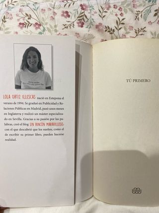 Tú primero. Lola Ortiz.