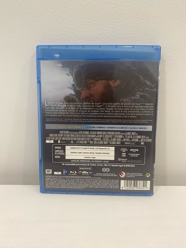 El Renacido Blu-ray