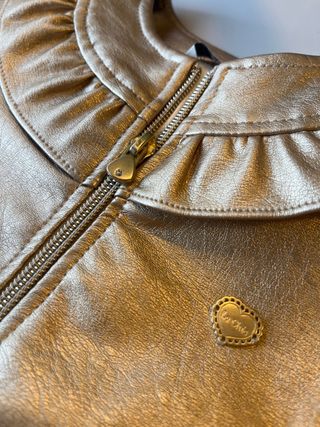 Chaqueta niña Le Chic dorada