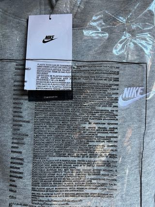 Sudadera Nike Oversize Gris Talla M