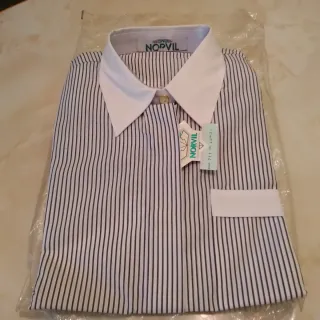 Camisa NORVIL Rayas Azul/Blanco Talla 44