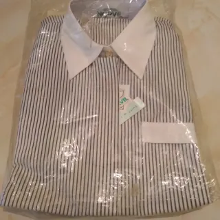 Camisa NORVIL Rayas Azul/Blanco Talla 44