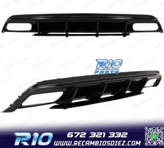 DIFUSOR MERCEDES CLASE A W176 AMG 12-18 LOOK A45 NEGRO BRILL