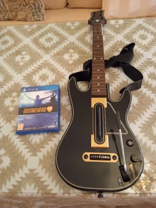 PS4 Guitar Hero Live + Guitarra sin pend para g