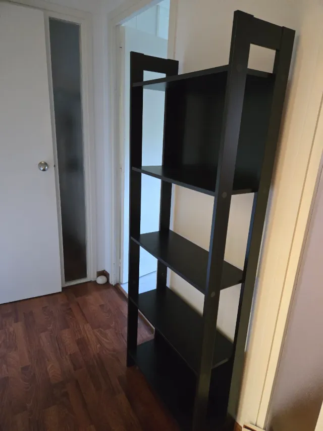 Estantería Escalera Negra Madera